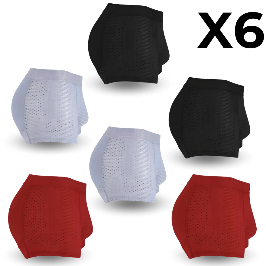 Boxhero PADDED BAMBOO BOXER BRIEFS - FOR ALL-DAY COMFORT & BOOSTED SHAPE
