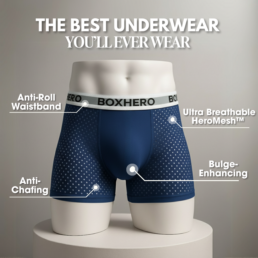 Boxhero 1.0 Nova - Boxers Reinvented: Sustainable Comfort That Moves With You (Copie)