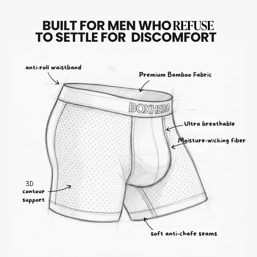 Boxers Reinvented: Bamboo Comfort That Moves With You