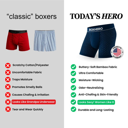 Finally, Reinvented Premium Boxers That Actually Feel Amazing All Day