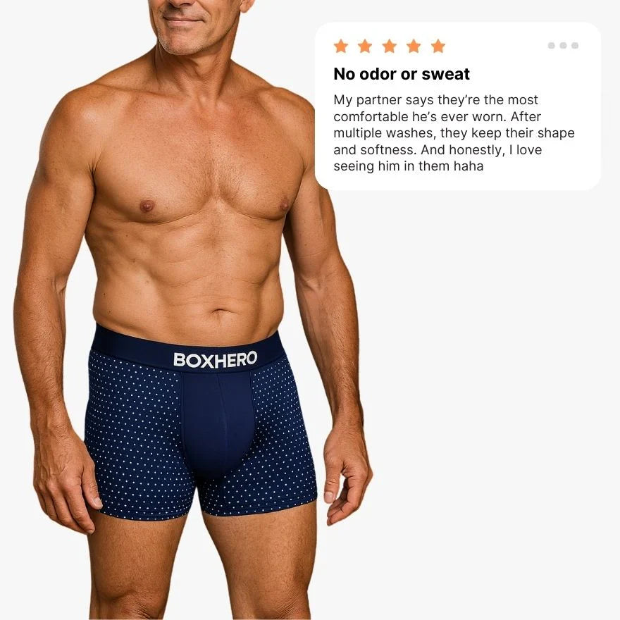 3-Pack Black - PREMIUM BAMBOO FIBRE BOXER SHORTS 1.0