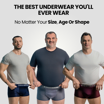 3-Pack Black 1.0  - PREMIUM BAMBOO FIBRE BOXER SHORTS